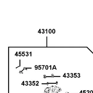 43100-LBA7-900-NJA CALIPER ASSY RR (Silver) — diagram cutout
