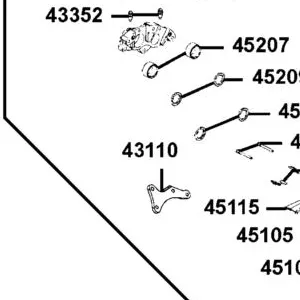 43110-LBA7-900 BRACKET RR — diagram cutout