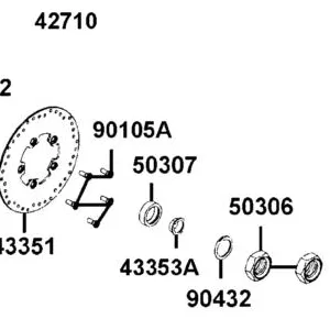 50307-LBA7-900 COLLAR REAR SHAFT — diagram cutout