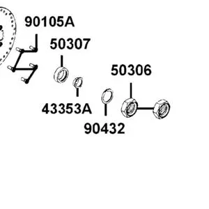 90432-LBA7-900 WASHER LOCK
