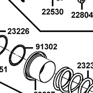 91302-PKA9-004 O-RING 39.8*2.2