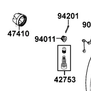 94011-LBA7-900 NUT FLANGE CASTLE 16MM — diagram cutout