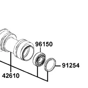 96150-60080-10 BEARING BALL RADIAL 6008 — diagram cutout