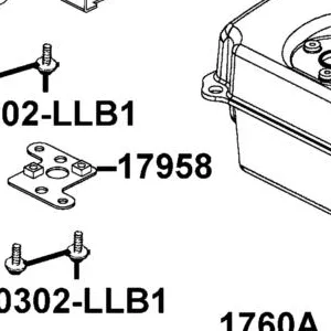 17958-LEC1-E00 STAY A FUEL COCK & STRAINER — diagram cutout