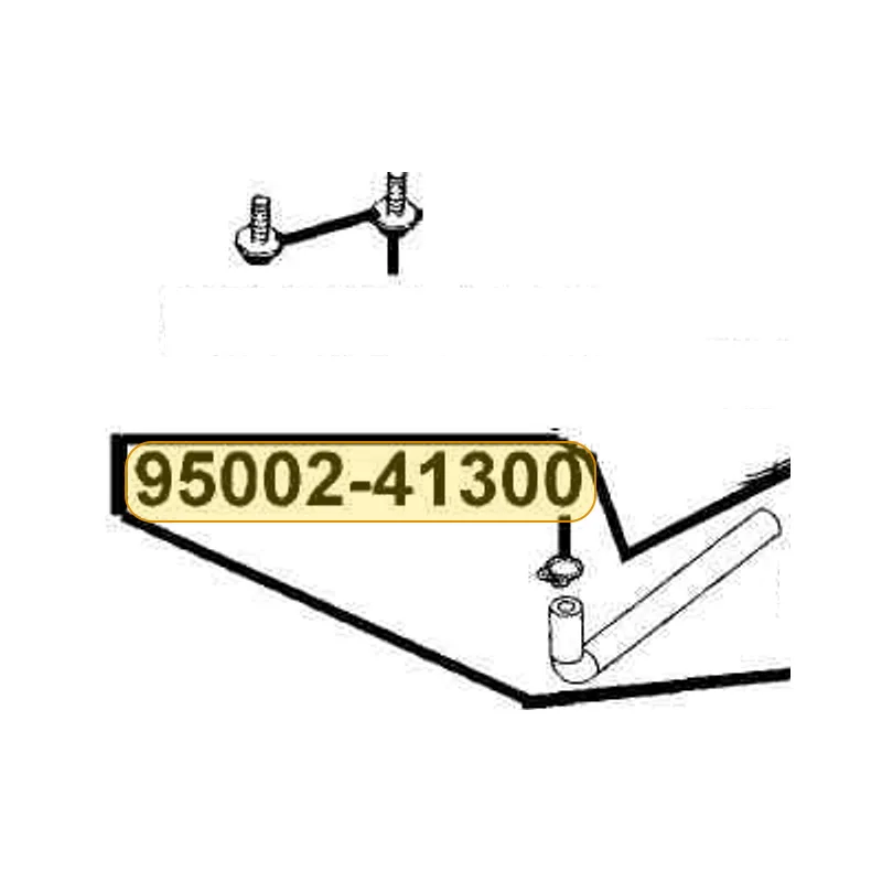 95002-41300-00 CLIP D13.0 TUBE — diagram cutout