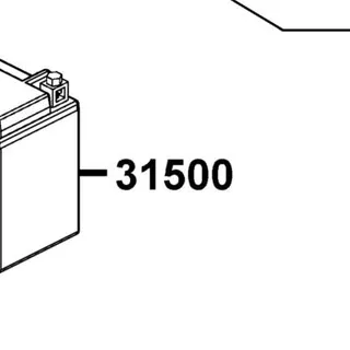 31500-KHE7-90A BATTERY YTX12-BS — diagram cutout