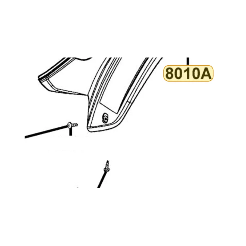 8010A-LBA7-900-YUR FENDER ASSY RR — diagram cutout