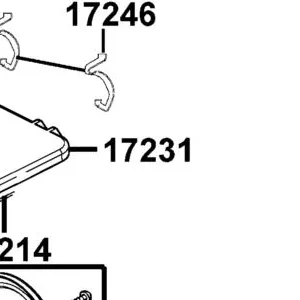 17231-LBA7-900 COVER AIR/C — diagram cutout