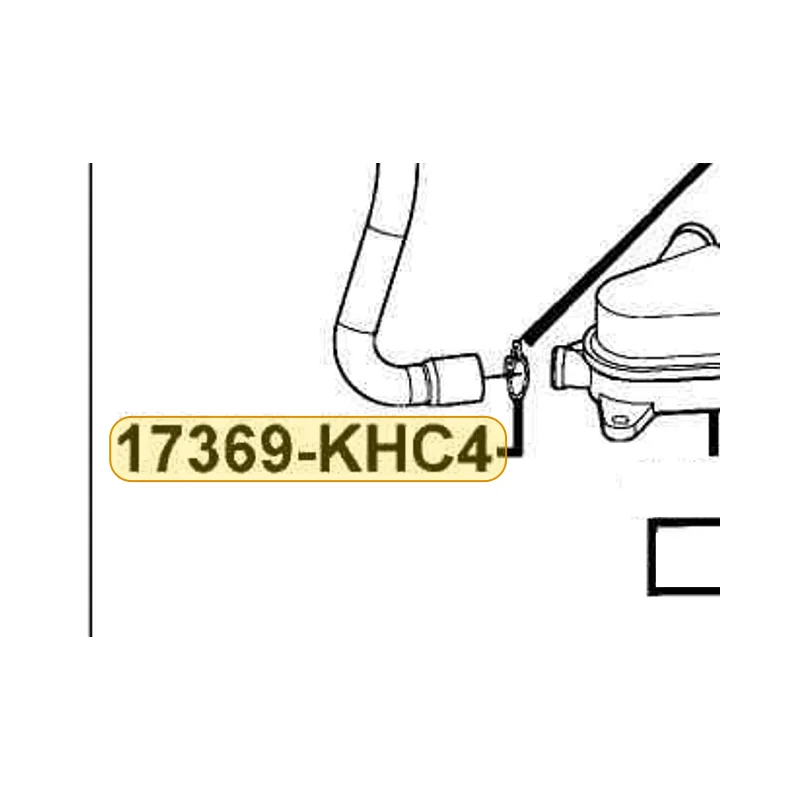 17369-KHC4-900 CLIP BREATHER TUBE — diagram cutout