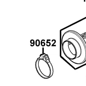 90652-LLJ3-E00 BAND CONNECTING TUBE — diagram cutout