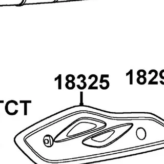 18325-LBA7-900 PROTECTOR PIPE EXHAUST — diagram cutout
