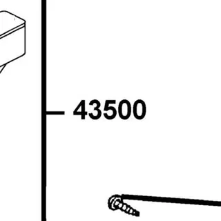 43500-LBA7-M30 MASTER CYLINDER ASSY RR — diagram cutout