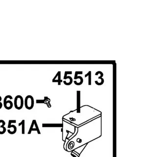 45513-HBA2-007 CAP M/C — diagram cutout