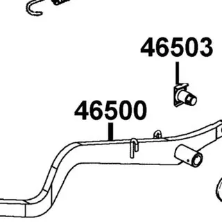 46500-LBA7-900 PEDAL COMP RR BRAKE — diagram cutout