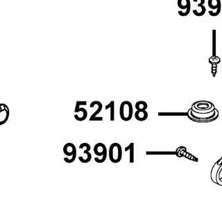 52108-KFW6-901 COLLAR CHAIN SLIDER — diagram cutout
