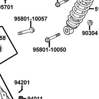 95801-10050-06 BOLT FLANGE 10*50 — diagram cutout