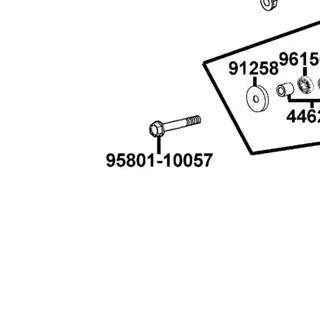 95801-10057-06 BOLT FLANGE 10*57 — diagram cutout