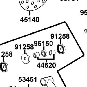 96150-60000-10 BEARING BALL RADIAL 6000 — diagram cutout