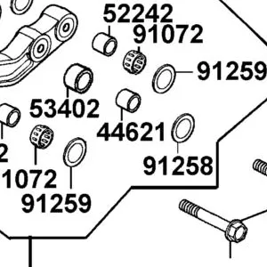 44621-LBA7-900 COLLAR GUIDE BUSH — diagram cutout