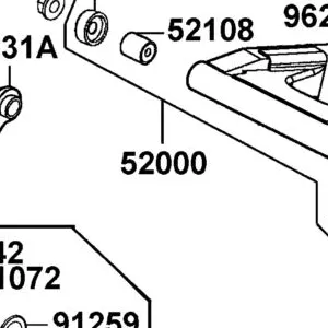 52000-PWA2-900-MBS FORK ASSY RR — diagram cutout