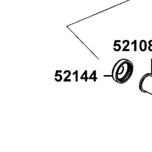 52144-LBA7-900 CAP RR FORK DUST SEAL — diagram cutout