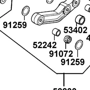 52242-LBA7-900 COLLAR LINK — diagram cutout