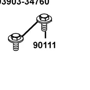 90111-KKD7-900 BOLT FLANGE 6*17 (G) — diagram cutout