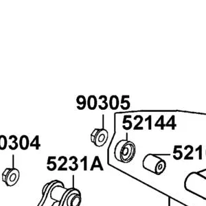 90305-GHE8-004 NUT U 14MM — diagram cutout