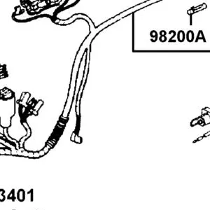 32161-LBA7-900 BAND WIRE — diagram cutout