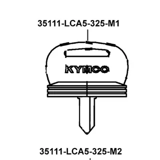 35111-LCA5-325-M1 KEY COMP(FOR SERVICE) — diagram cutout