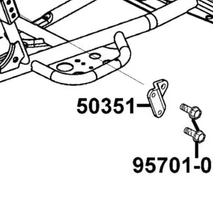 50351-LBA7-900 BRKT ENG HANGER — diagram cutout