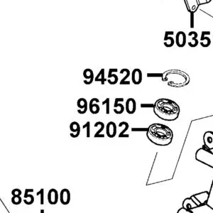 96150-62030-10 BEARING BALL RADIAL 6203 — diagram cutout