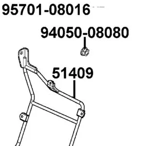 51409-LDF3-E00 STAY L RR FENDER — diagram cutout