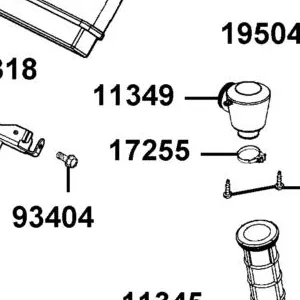 17255-LCA5-E00 BAND A CONNECTING TUBE — diagram cutout