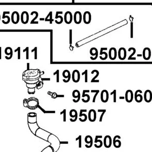 19012-KHD8-900 UNIT RADIATOR — diagram cutout
