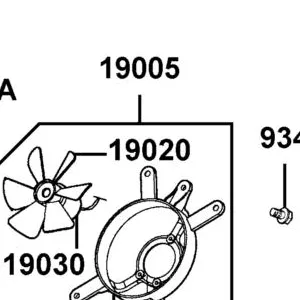 19020-KED9-900 FAN — diagram cutout