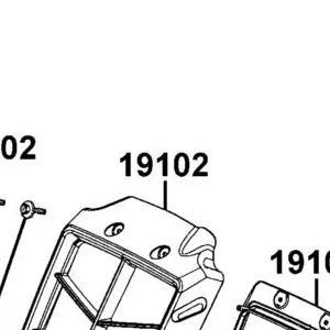 19102-LBA7-910-N1R DUCT.COOLING AIR (Black) — diagram cutout