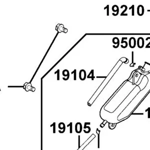 19104-LBA7-900 HOSE ASSY DRAIN — diagram cutout