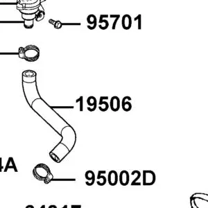 19506-LBA7-900 HOSE WATER G RADIATOR-PRESSURE VALVE — diagram cutout