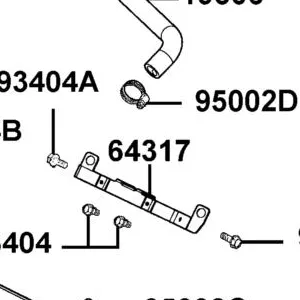 64317-LBA7-900 STAY RADIATOR UP — diagram cutout