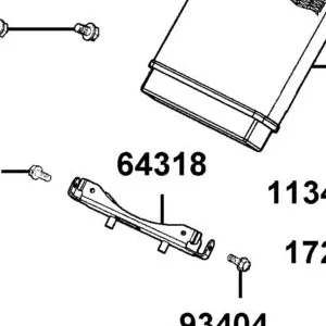 64318-LBA7-900 STAY RADIATOR BOTTOM — diagram cutout