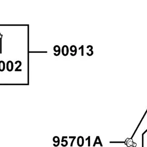 90913-LBA7-900 TUBE ASSY WATER PUMP-PRESSURE VALVE — diagram cutout