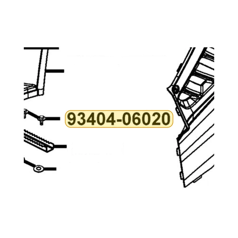 93404-06020-06 BOLT WASHER 6X20 — diagram cutout