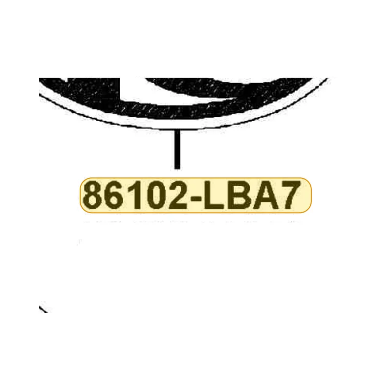 86102-LBA7-900-T04 STRIPE K-LOGO 25MM — diagram cutout