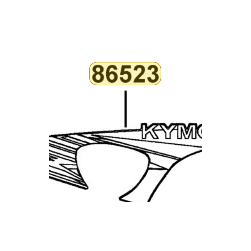 86523-LDF3-E61-T05 STRIPE R FENDER FR — diagram cutout