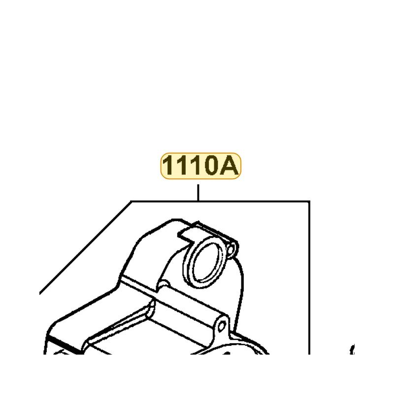 1110A-KEBE-900 CRANK CASE ASSY R — diagram cutout