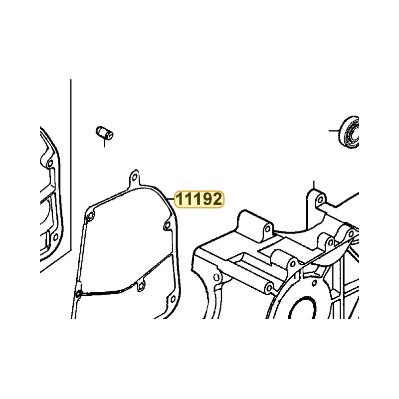 11192-KEBE-980 GASKET CRANK CASE A — diagram cutout
