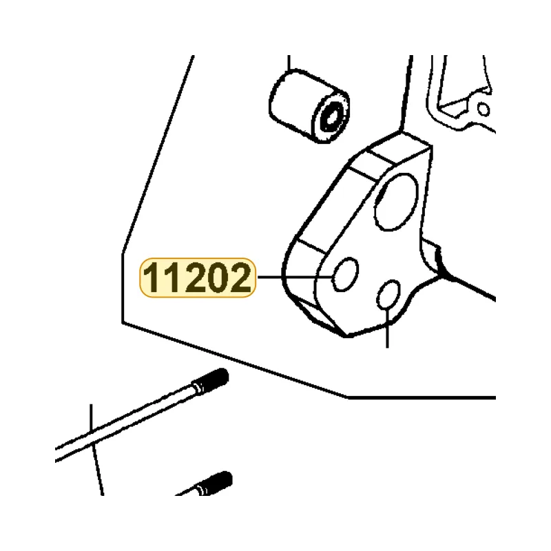 11202-KEBE-900 BUSH HANGER A — diagram cutout