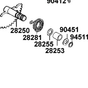 28255-GFS6-001 COLLAR KICK BOSS — diagram cutout