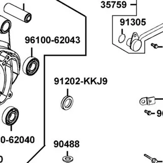 91202-KKJ9-004 OIL SEAL 20*32*6 — diagram cutout